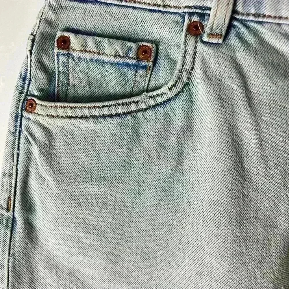 & Other Stories Stockholm Atelier Denim Light-wash Mini Skirt - Picture 2 of 5